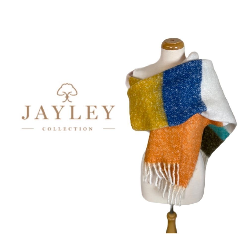 #327 JAYLEY cashmere Blend Wrap Scarf